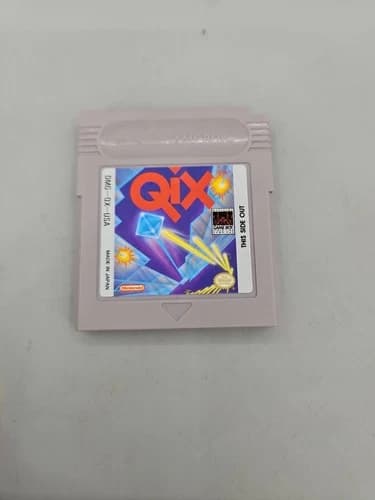 Qix Original Nintendo GameBoy Game - Tested & Works - Authentic!