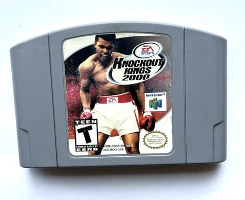 Knockout Kings 2000 (Nintendo 64, 1999) N64 TESTED