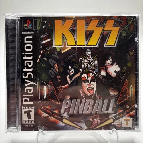 Kiss Pinball PlayStation 1 PS1 CIB Complete