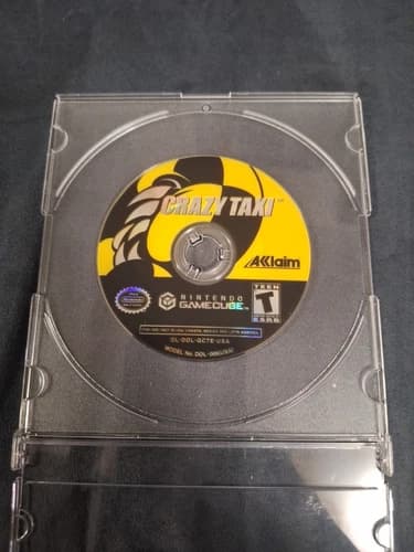 Crazy Taxi (Nintendo GameCube, 2001) Game Disc Only TESTED SHIP FAST!