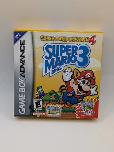 Super Mario Advance 4: Super Mario Bros. 3 (Gameboy Advance, 2003) CIB TESTED