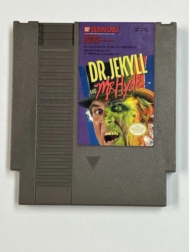 Dr. Jekyll and Mr. Hyde NES (Nintendo Entertainment System) Tested And Working
