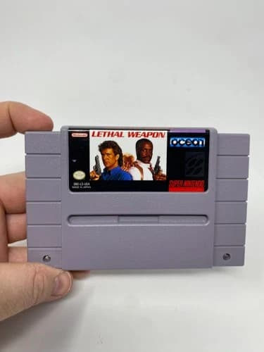 Lethal Weapon (Super Nintendo SNES, 1992) Authentic - TESTED Cart Only