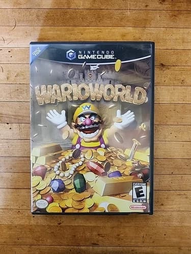 Wario World (Nintendo GameCube, 2003), SUPER RARE, VERY GOOD Complete In Box!!!