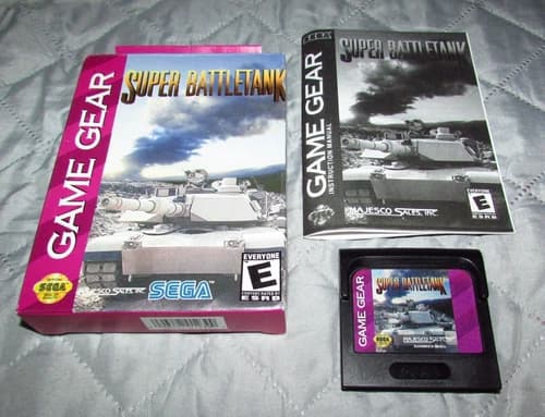 Super Battletank for Sega Game Gear Complete Fast Shipping!