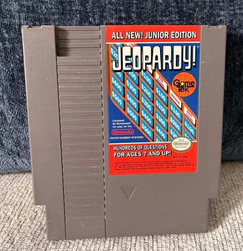 Jeopardy -- Junior Edition (Nintendo Entertainment System) Tested and Working!