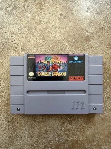 Super Double Dragon Super Nintendo SNES 1992 Tradewest Cartridge Only Beat Em Up
