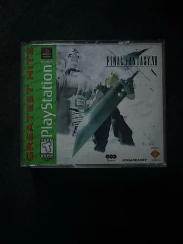 Final Fantasy VII- PlayStation 1 PS1 Greatest Hits CIB Complete Tested & Working
