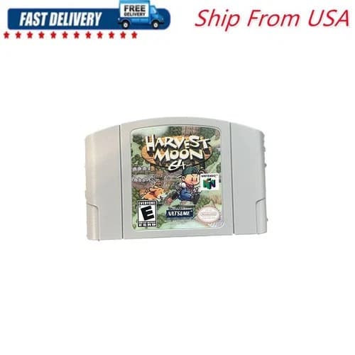 Harvest Moon 64 - Nintendo 64 N64 Game Cartridge - US Version
