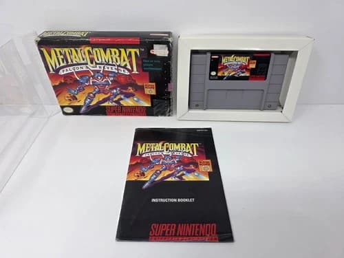 Metal Combat Falcon's Revenge (Super Nintendo SNES) Complete in Box (Cib) *