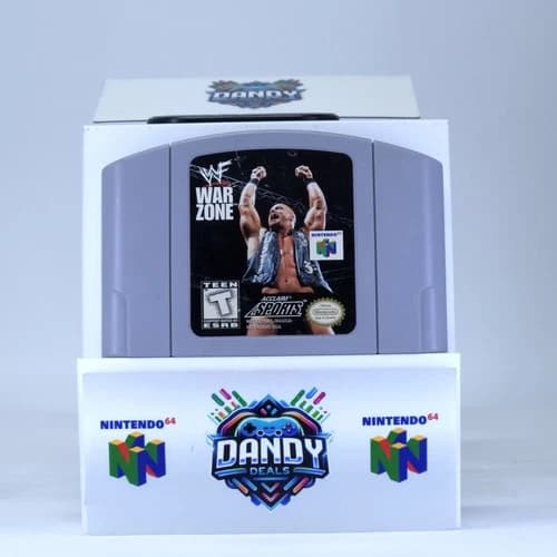 WWF Warzone N64 Authentic, Tested - Nintendo 64