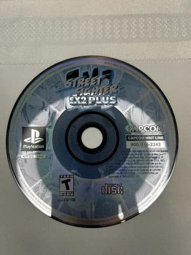 Street Fighter EX2 Plus For Playstation 1 PS1 Game Disc Only Tested and Working!