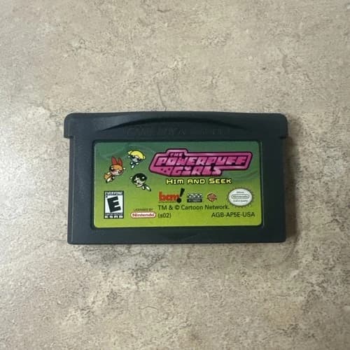 Powerpuff Girls Him and Seek GBA Game Boy Advance Authentic Tested