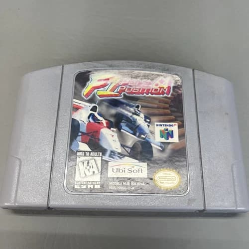 F1 Pole Position 64 Nintendo 64 N64 Video Game Racing Formula 1 B