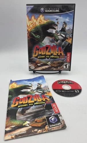 Godzilla: Destroy All Monsters Melee (Nintendo GameCube, 2002) Complete | CIB