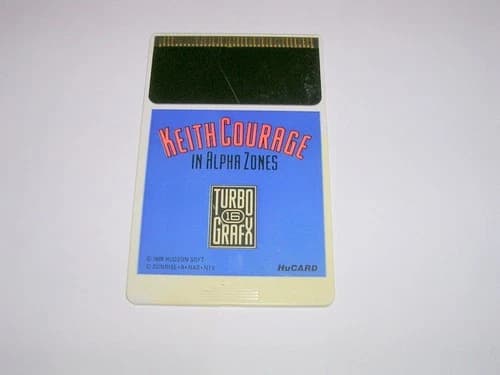 Keith Courage in Alpha Zones (Turbo GrafX TG-16) Game HuCard