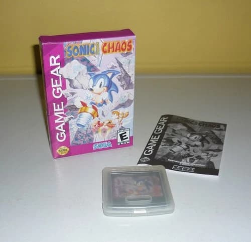 Sonic Chaos (Sega Game Gear, 1993) CIB Majesco Release