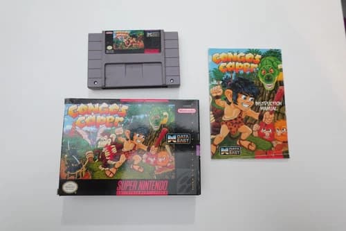 Congo's Caper (Super Nintendo SNES, 1993) CIB Complete Great Condition!!