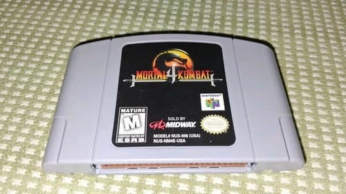 Mortal Kombat 4 Nintendo 64 N64 Classic Fighting Game Cartridge USA Version