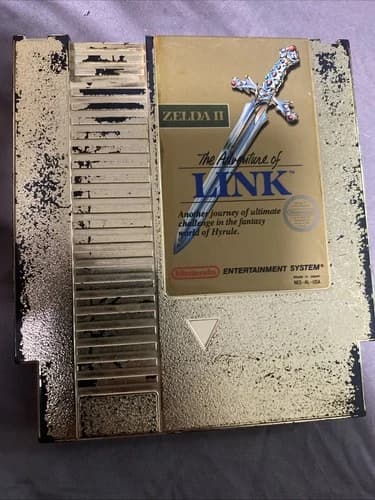 Nintendo Zelda II The Adventure of Link Gold Edition NES Action Adventure