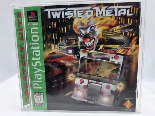 Twisted Metal Sony PlayStation 1995 Greatest Hits PS1 Complete