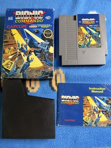 Bionic Commando (Nintendo NES Game) Complete CIB - Authentic - Tested