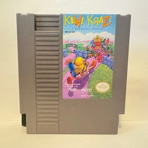Kiwi Kraze (Nintendo Entertainment System, 1991) Authentic Tested Working