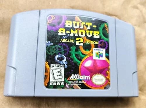 N64 Nintendo Bust-A-Move 2 Arcade Edition - Authentic & Tested 😎🔥🎮