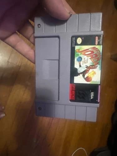 Michael Jordan Chaos in the Windy City Super Nintendo Cart SNES TESTED WORKING