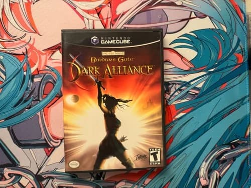 Baldur's Gate Dark Alliance Nintendo GameCube Video Game Complete CIB Reg Card