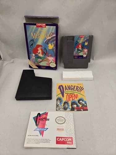 Disney's The Little Mermaid (Nintendo Entertainment System NES, 1991) Complete