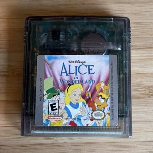 Disney Alice in Wonderland Nintendo Game Boy Color Cartridge NTSC-U/C