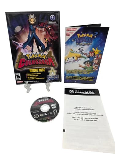 Pokemon Colosseum Bonus Disc (Nintendo GameCube 2004) Jirachi Complete CIB Clean