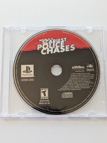 World's Scariest Police Chases (Sony Playstation 1, 2001) PS1 - DISC ONLY
