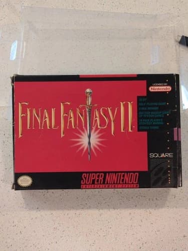 Final Fantasy 2 (SNES) CIB With Map and Collectors Case