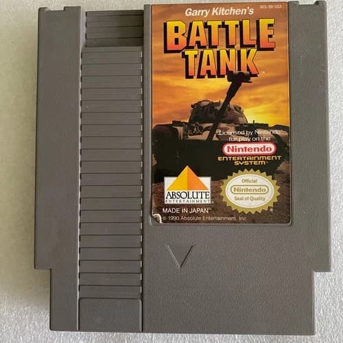 Garry Kitchen's Battle Tank NES Nintendo Entertainment System Video Game