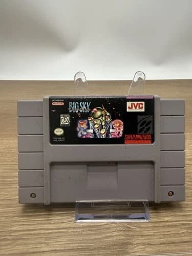 BIG SKY TROOPER SUPER NINTENDO SNES GAME CARTRIDGE ONLY AUTHENTIC TESTED