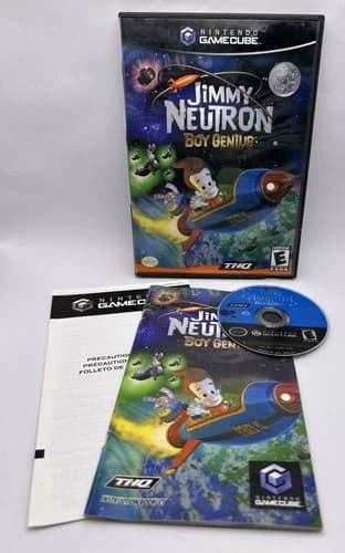 Jimmy Neutron: Boy Genius Nintendo GameCube CIB Tested Working