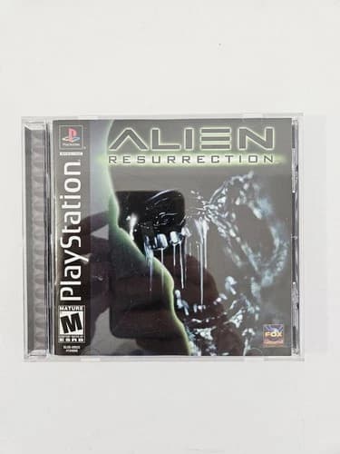 Alien Resurrection (Sony PlayStation 1 PS1, 2000) Complete With Reg Card