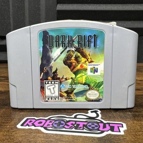 Dark Rift Blockbuster rental - (Nintendo N64) Cleaned, Tested & Authentic⭐