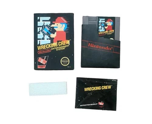 Wrecking Crew (Nintendo NES, 1985) COMPLETE CIB, TESTED, Free Shipping