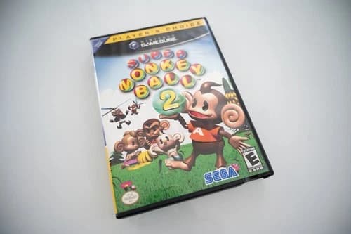 SUPER MONKEY BALL 2 (2002) - Nintendo Gamecube, COMPLETE
