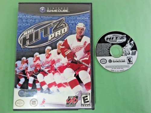 NHL HITZ PRO MIDWAY NINTENDO GAME CUBE VIDEO GAME TESTED WORKS COMPLETE