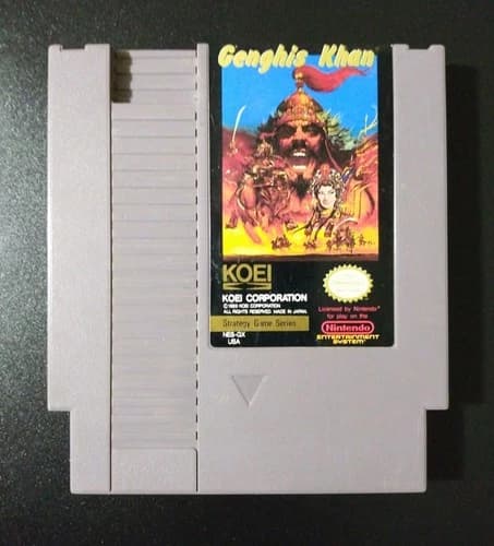 Genghis Khan NES (Nintendo Entertainment System-1990) - Cartridge Only - TESTED