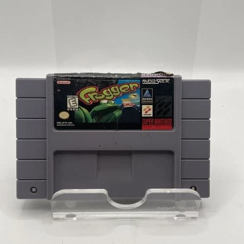 Frogger (Super Nintendo SNES, 1997) Cartridge Only Tested Working Free Shipping!