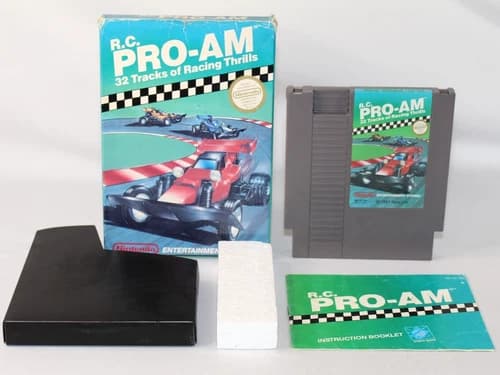R.C. Pro-Am NES Nintendo Complete CIB! Authentic! Tested! Circle Seal! Nice!