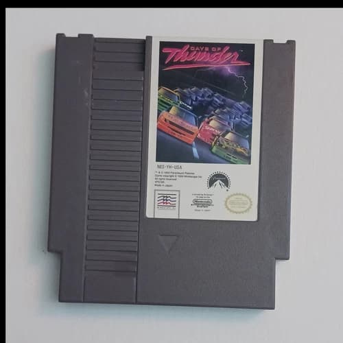 Mindscape Days of Thunder Nintendo NES Racing Game Cartridge Only 1990