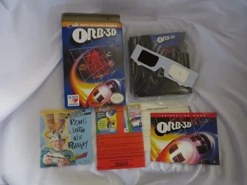 Orb 3D Nintendo NES Complete in Box with Manual and Inserts Tested Working