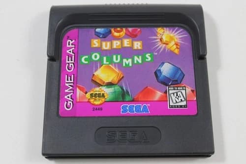 Super Columns Sega Game Gear Cartridge