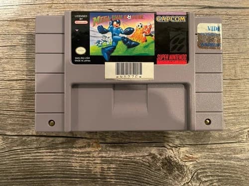 Mega Man Soccer Super Nintendo Cartridge